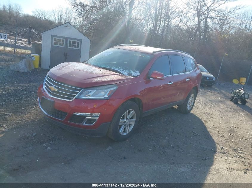 VIN 1GNKRHKD5EJ304009 2014 Chevrolet Traverse, 2LT no.2