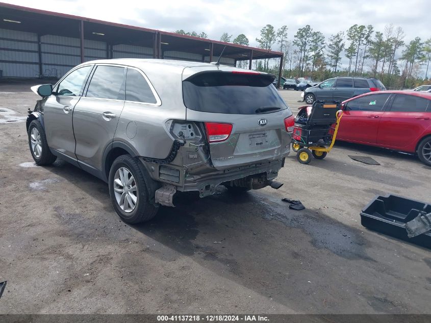 VIN 5XYPG4A38GG124287 2016 KIA Sorento, 2.4L L no.3