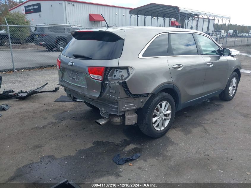 VIN 5XYPG4A38GG124287 2016 KIA Sorento, 2.4L L no.4