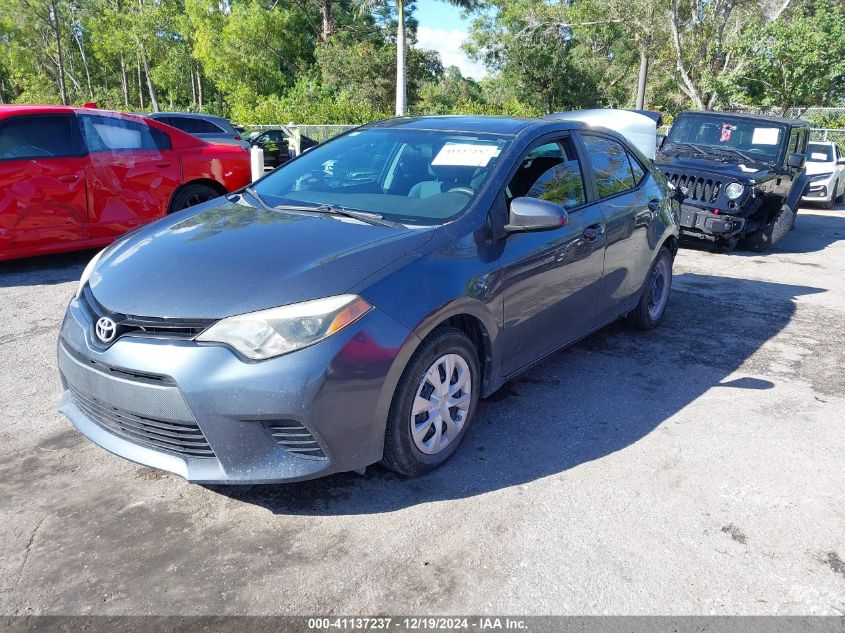 VIN 2T1BURHEXGC695833 2016 TOYOTA COROLLA no.2