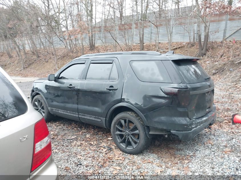 2017 Ford Explorer Xlt VIN: 1FM5K8D80HGD81782 Lot: 41137284