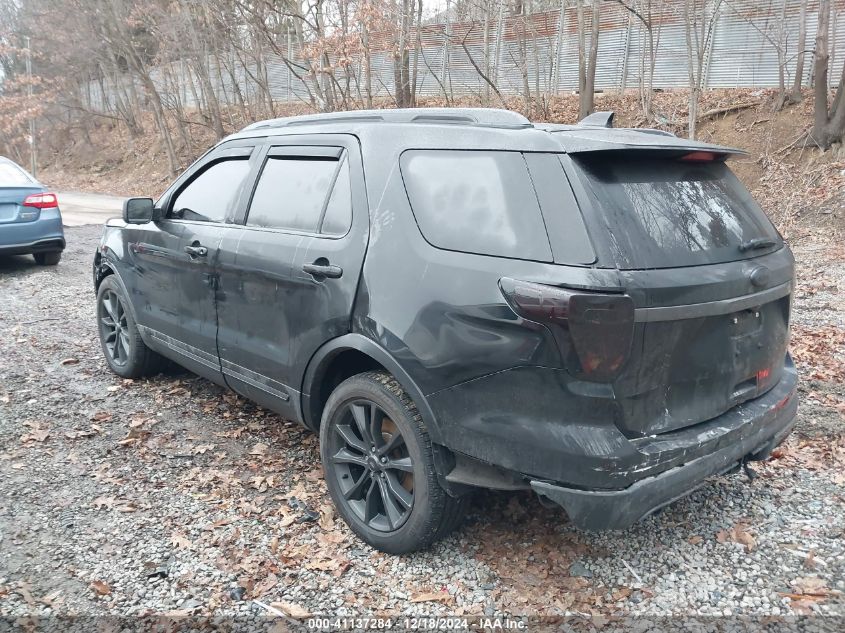 2017 Ford Explorer Xlt VIN: 1FM5K8D80HGD81782 Lot: 41137284