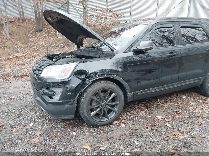 VIN 1FM5K8D80HGD81782 2017 FORD EXPLORER XLT