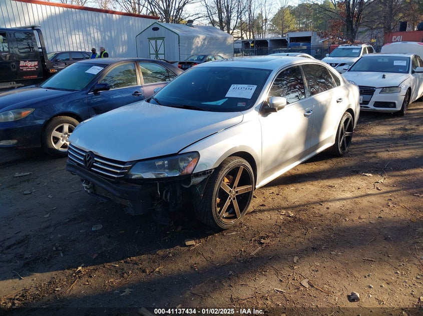 2014 VOLKSWAGEN PASSAT VIN: 1VWBT7A38EC038418