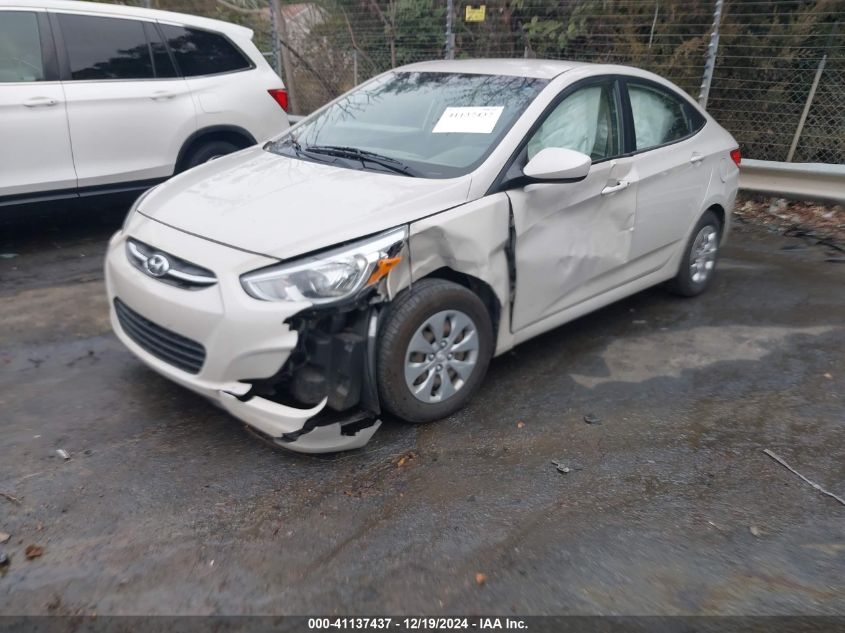 VIN KMHCT4AE4GU041039 2016 Hyundai Accent, SE no.2