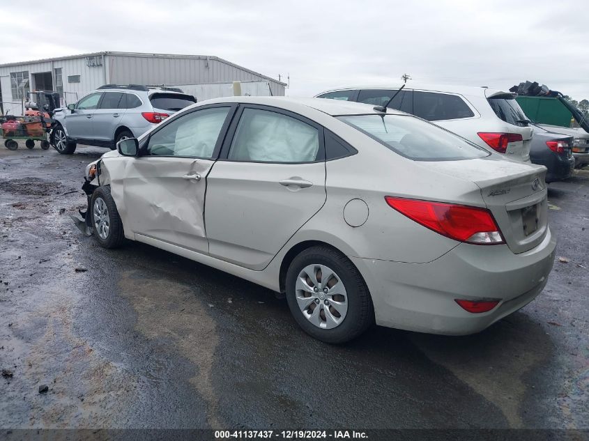 VIN KMHCT4AE4GU041039 2016 Hyundai Accent, SE no.3