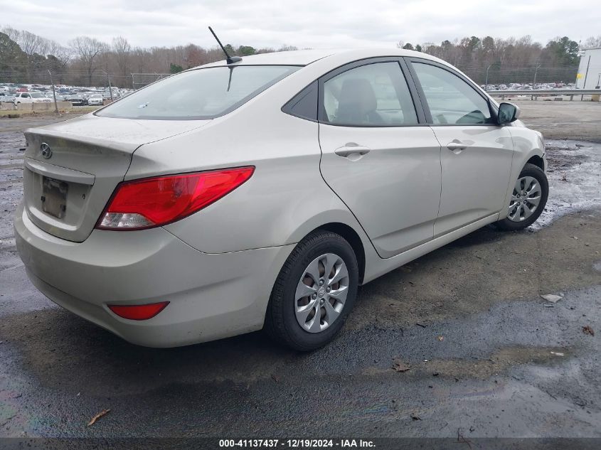 VIN KMHCT4AE4GU041039 2016 Hyundai Accent, SE no.4