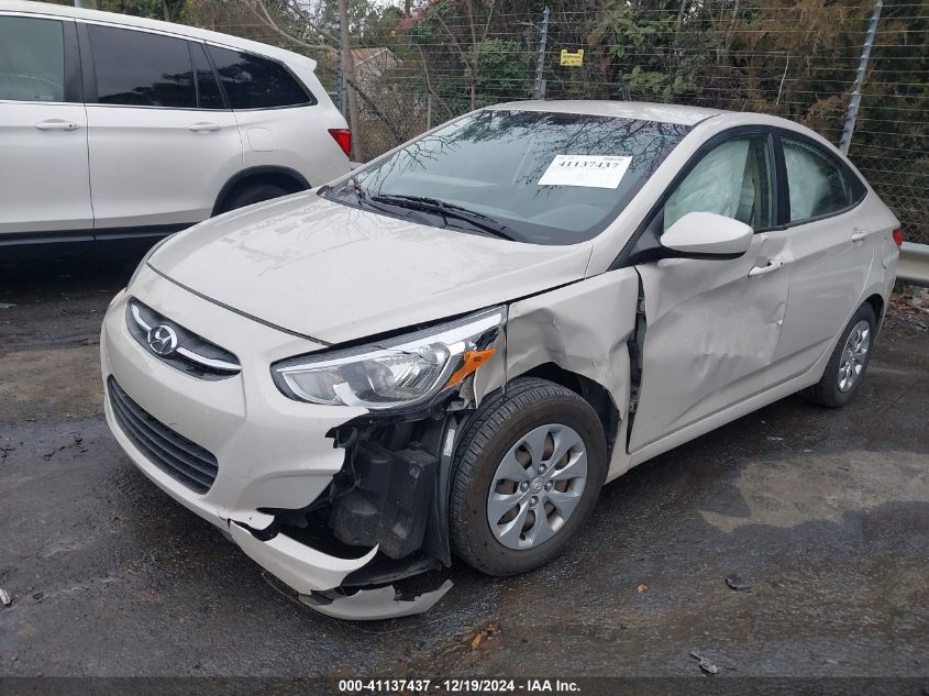 VIN KMHCT4AE4GU041039 2016 Hyundai Accent, SE no.6