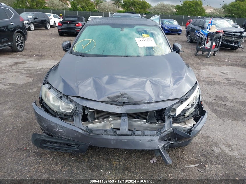 2018 HONDA CIVIC VIN: 2HGFC2F7XJH595682
