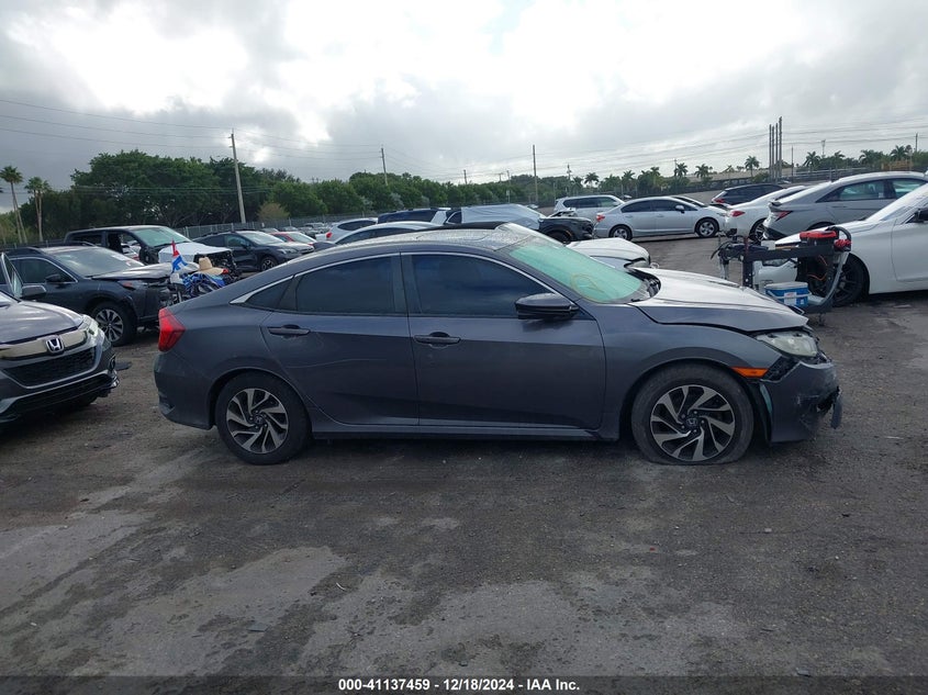 2018 HONDA CIVIC VIN: 2HGFC2F7XJH595682