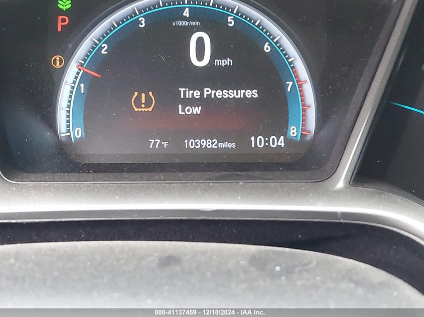 2018 HONDA CIVIC VIN: 2HGFC2F7XJH595682