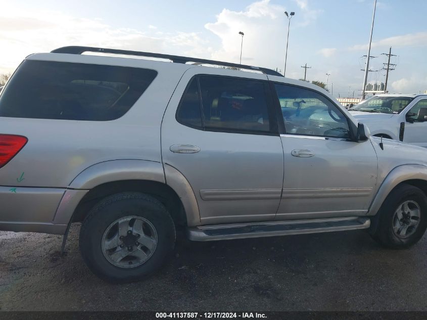 2003 Toyota Sequoia Sr5 V8 VIN: 5TDZT34A33S147241 Lot: 41137587