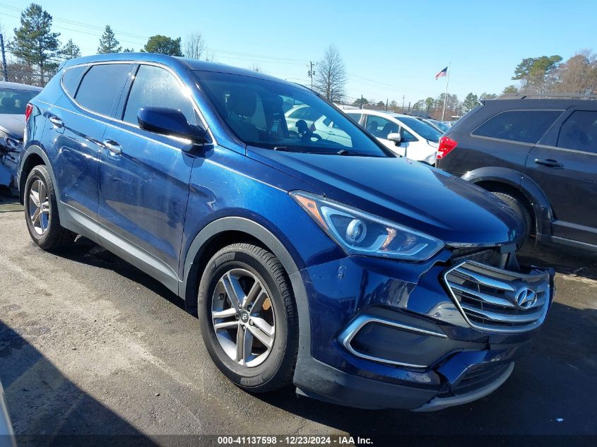 VIN 5XYZT3LBXJG550900 2018 Hyundai Santa Fe, Sport... no.1