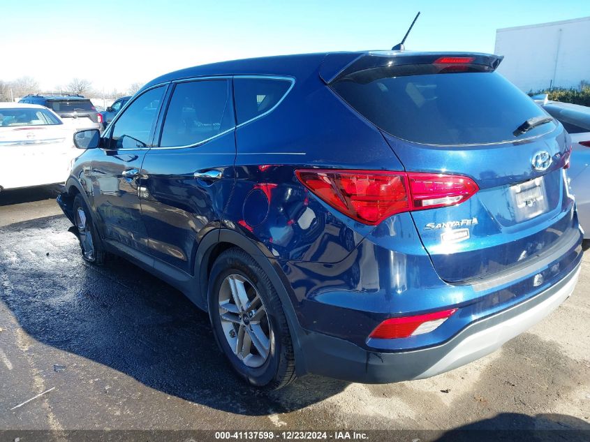 VIN 5XYZT3LBXJG550900 2018 Hyundai Santa Fe, Sport... no.3