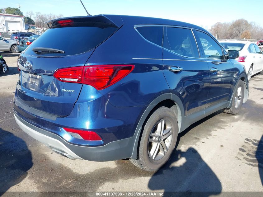 VIN 5XYZT3LBXJG550900 2018 Hyundai Santa Fe, Sport... no.4