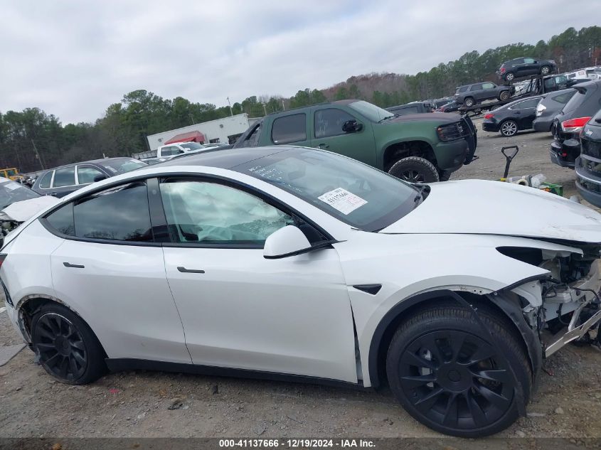 2021 Tesla Model Y Long Range Dual Motor All-Wheel Drive VIN: 5YJYGDEE0MF199164 Lot: 41137666