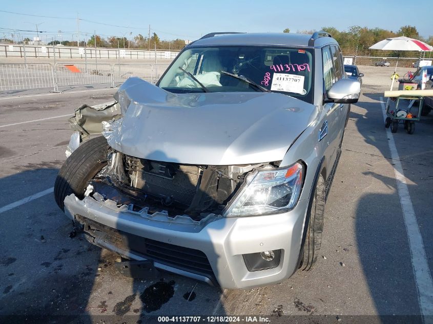 2020 Nissan Armada Sv 2Wd VIN: JN8AY2ND8L9105569 Lot: 41137707