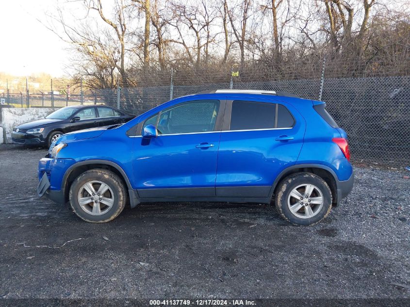 2016 Chevrolet Trax Lt VIN: KL7CJPSB7GB738178 Lot: 41137749