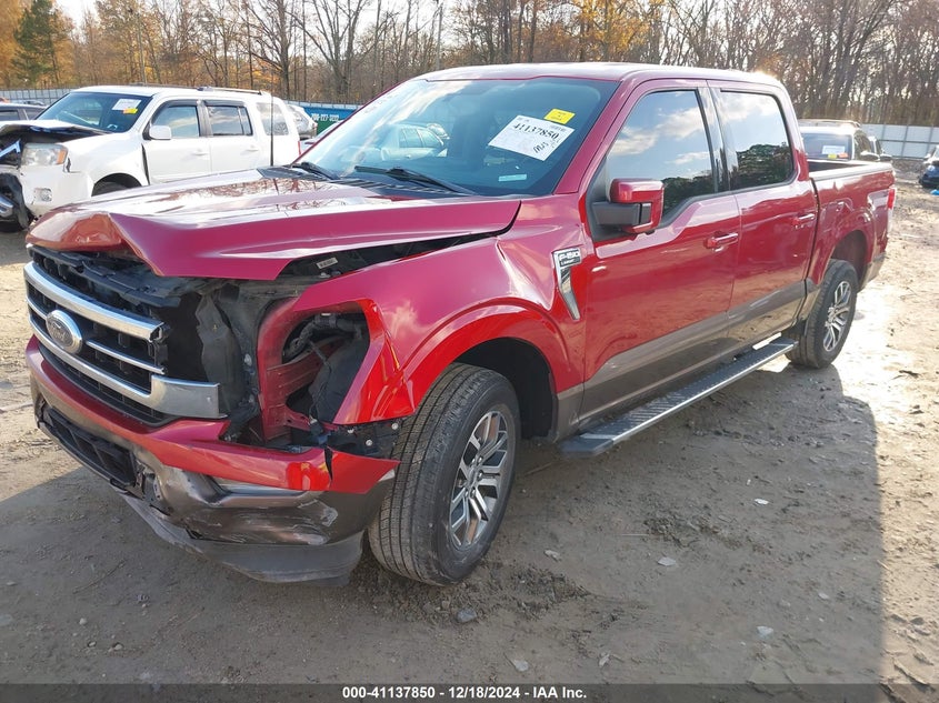 VIN 1FTEW1CPXMKF10935 2021 FORD F-150 LARIAT