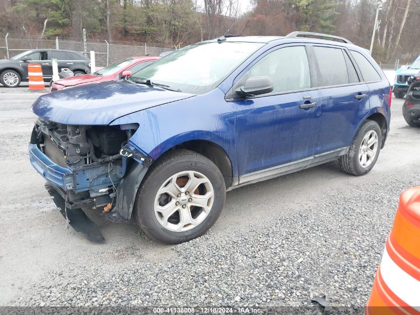 VIN 2FMDK4GCXDBC25240 2013 Ford Edge, SE no.2