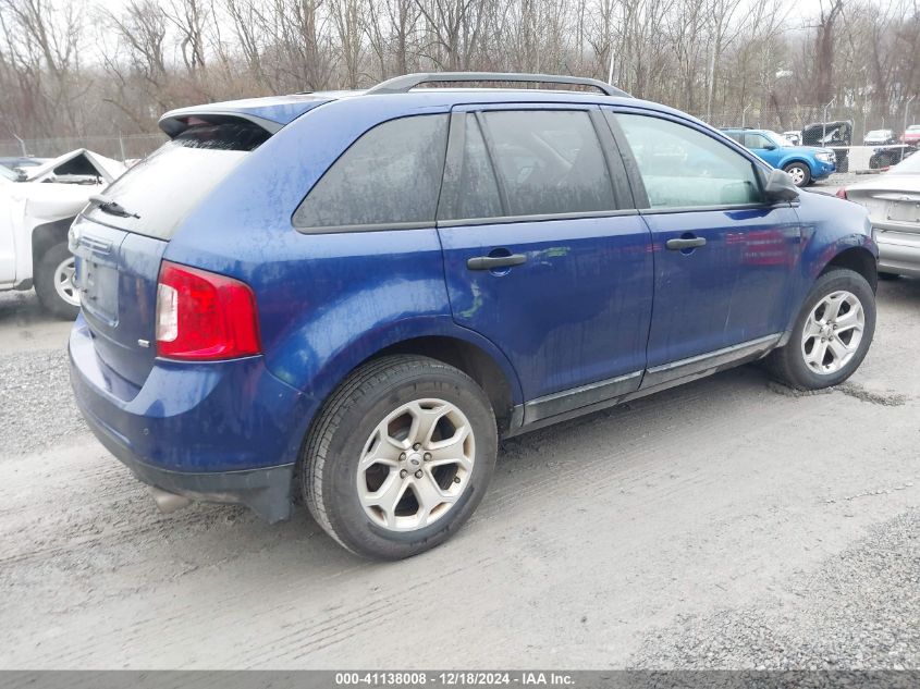 VIN 2FMDK4GCXDBC25240 2013 Ford Edge, SE no.4