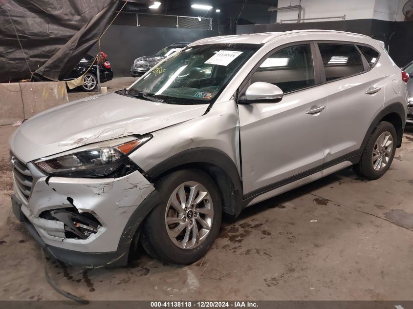 2018 Hyundai Tucson Sel Plus VIN: KM8J3CA42JU603598 Lot: 41138118