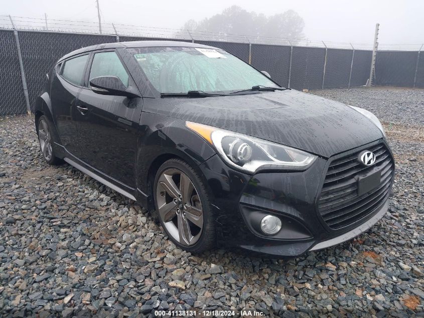 VIN KMHTC6AE8DU129311 2013 Hyundai Veloster, Turbo... no.1