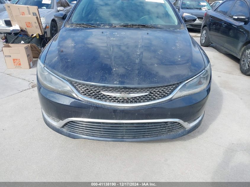 2016 Chrysler 200 Limited VIN: 1C3CCCAB6GN172539 Lot: 41138190