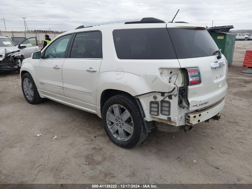 VIN 1GKKVTKD7EJ145439 2014 GMC Acadia, Denali no.3