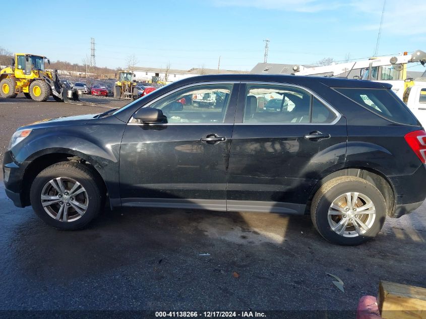 VIN 2GNFLEEK7G6269579 2016 Chevrolet Equinox, LS no.13