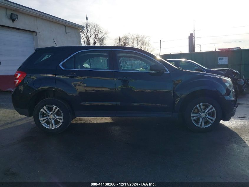 VIN 2GNFLEEK7G6269579 2016 Chevrolet Equinox, LS no.12