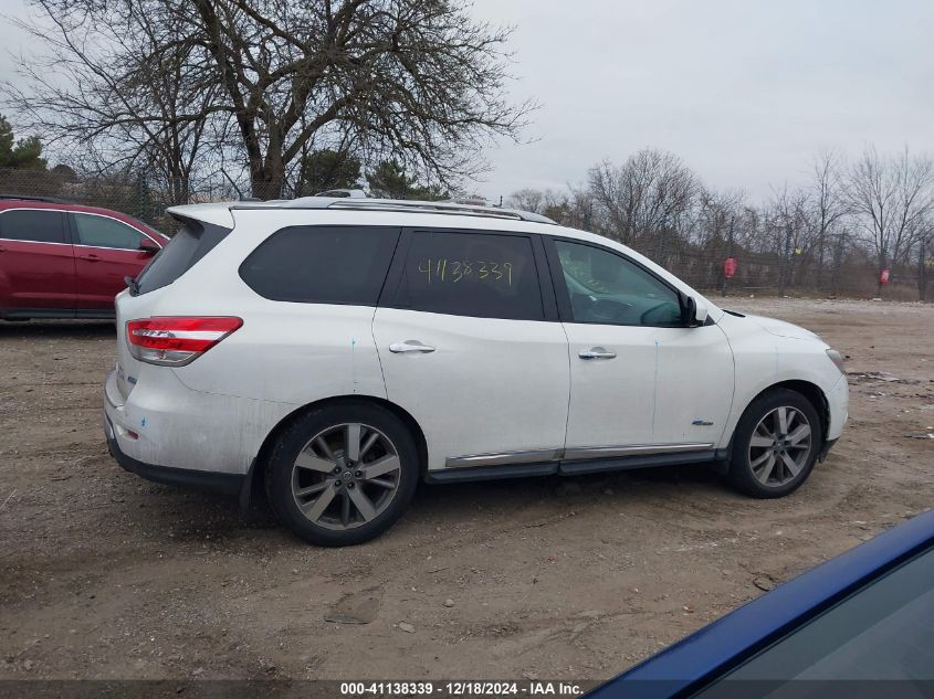 2014 Nissan Pathfinder Hybrid VIN: 5N1CR2MM2EC658612 Lot: 41138339