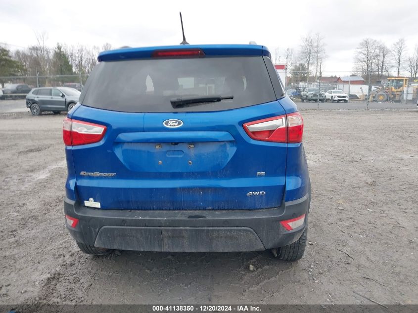 2018 Ford Ecosport Se VIN: MAJ6P1UL8JC229189 Lot: 41138350