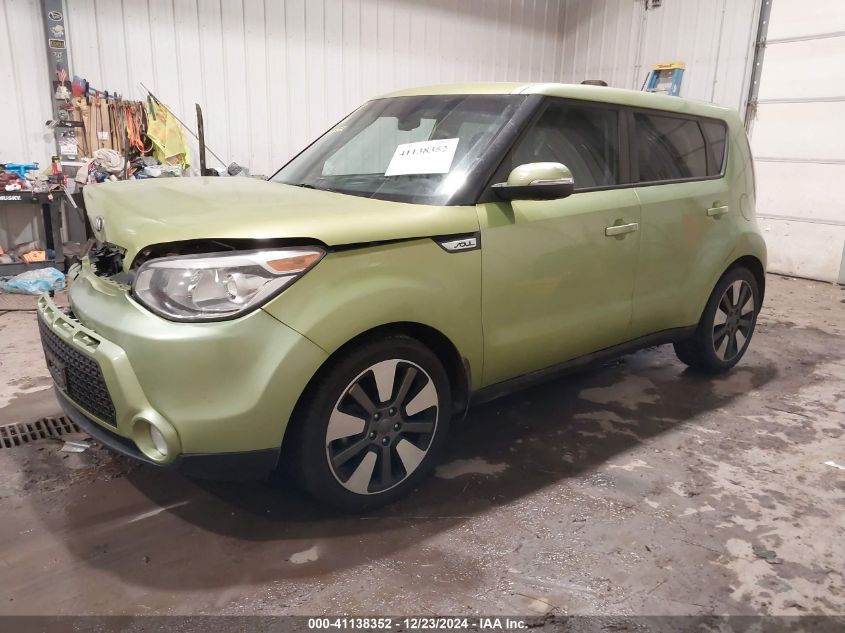 VIN KNDJX3A53F7761732 2015 KIA Soul, ! no.2