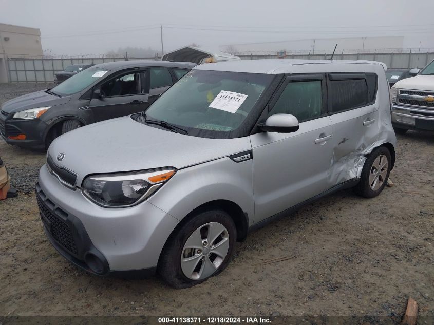 2016 Kia Soul VIN: KNDJN2A24G7875553 Lot: 41138371