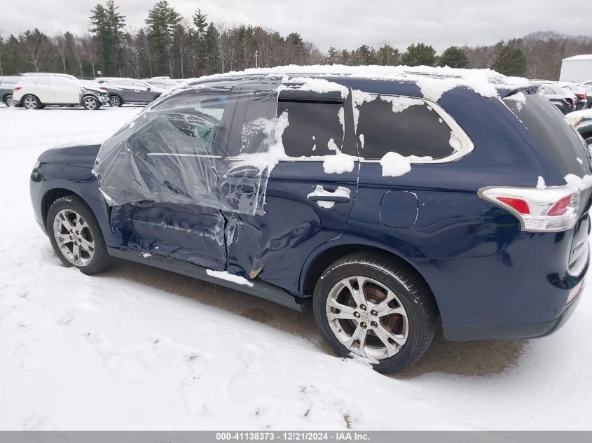 2014 Mitsubishi Outlander Gt VIN: JA4JZ4AX6EZ013832 Lot: 41138373