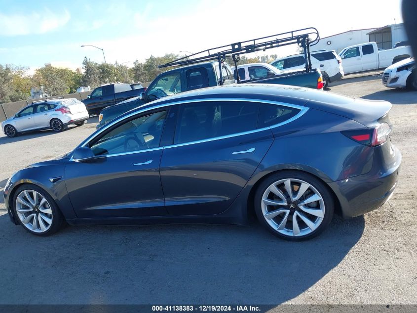 2019 Tesla Model 3 Long Range/Performance VIN: 5YJ3E1EB3KF406552 Lot: 41138383