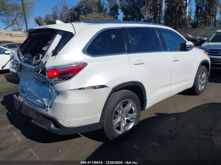 VIN 5TDYKRFH2FS048345 2015 Toyota Highlander, Limit... no.4