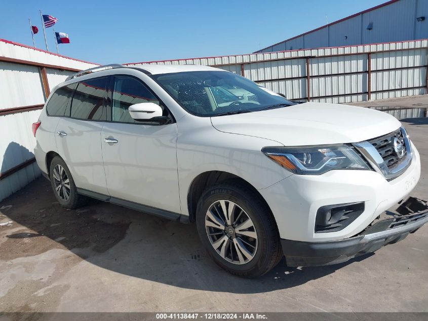 2017 Nissan Pathfinder Sv VIN: 5N1DR2MN9HC686070 Lot: 41138447