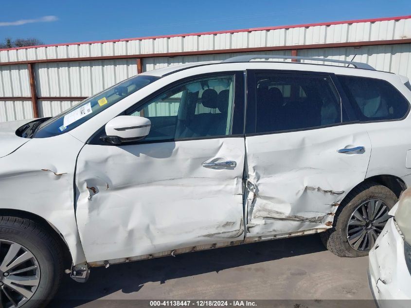 2017 Nissan Pathfinder Sv VIN: 5N1DR2MN9HC686070 Lot: 41138447