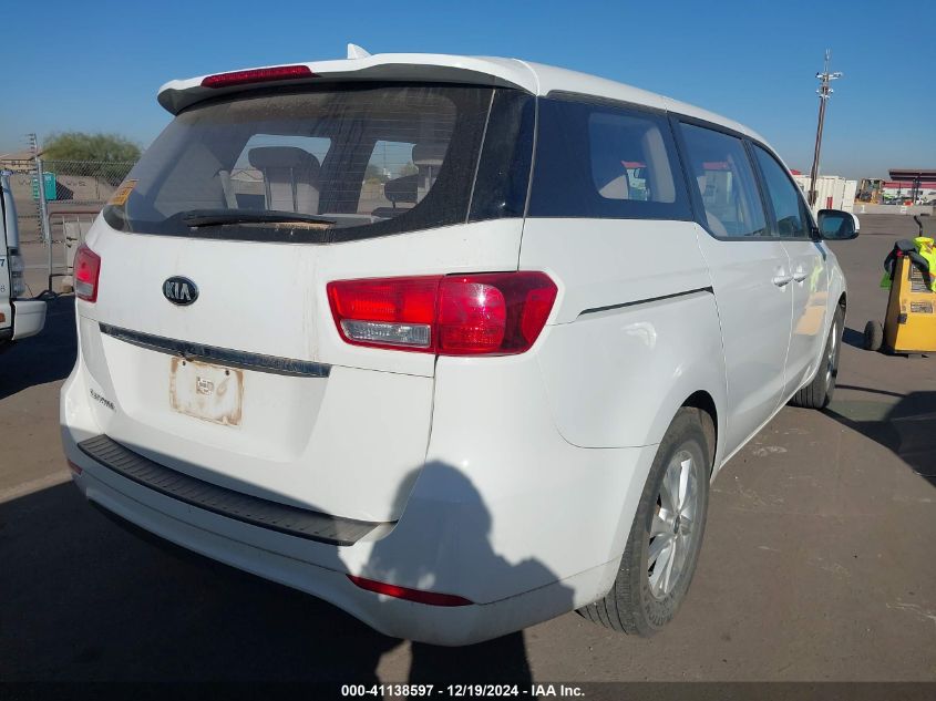 2017 Kia Sedona L VIN: KNDMA5C14H6278702 Lot: 41138597