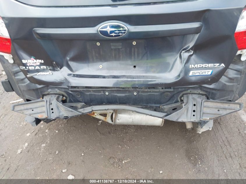 2012 Subaru Impreza 2.0I Sport Premium VIN: JF1GPAL6JCH216468 Lot: 41138767