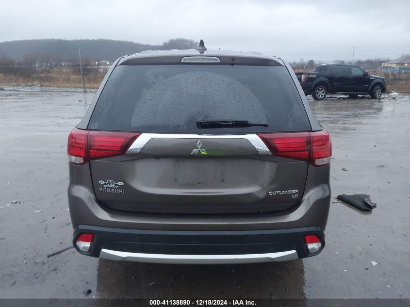 2018 Mitsubishi Outlander Es/Le/Se/Sel VIN: JA4AZ3A33JZ070992 Lot: 41138890