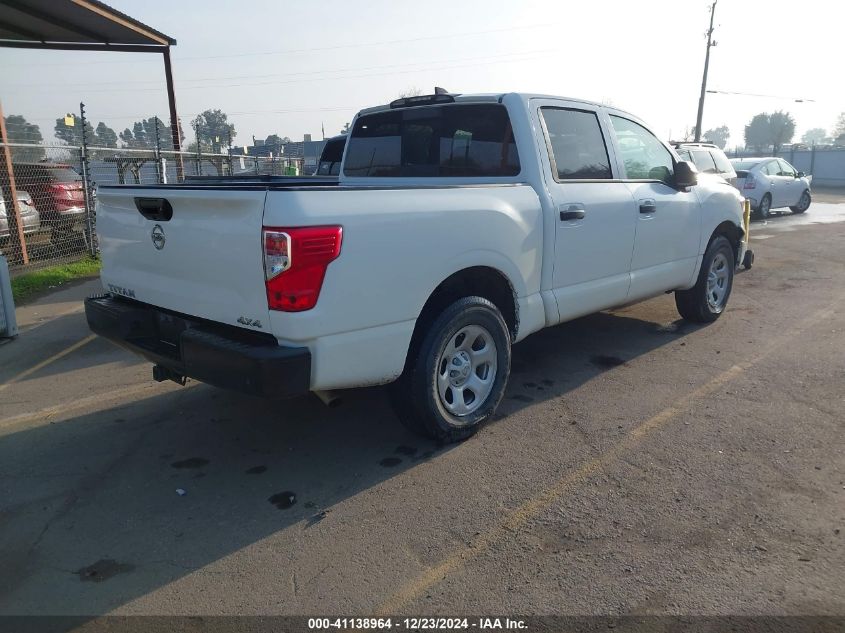 VIN 1N6AA1EC3NN106413 2022 Nissan Titan, S 4X4 no.4