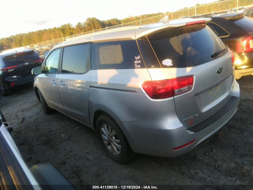 2017 Kia Sedona Lx VIN: KNDMB5C14H6243056 Lot: 41139018