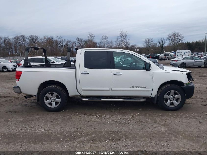 2005 Nissan Titan Se VIN: 1N6AA07B65N572920 Lot: 41139027