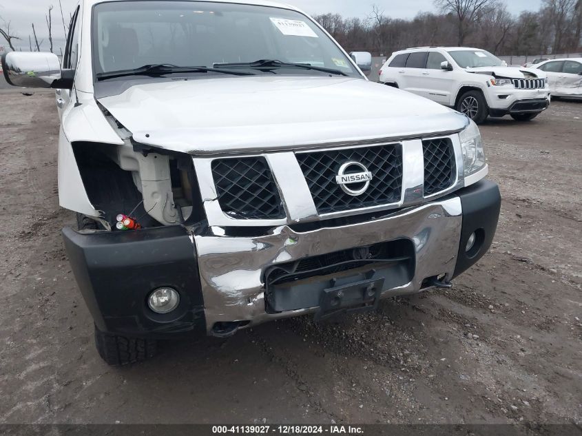 2005 Nissan Titan Se VIN: 1N6AA07B65N572920 Lot: 41139027