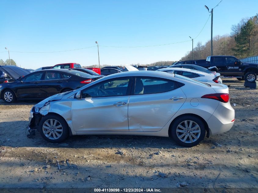 2016 Hyundai Elantra Se VIN: KMHDH4AE7GU589865 Lot: 41139098