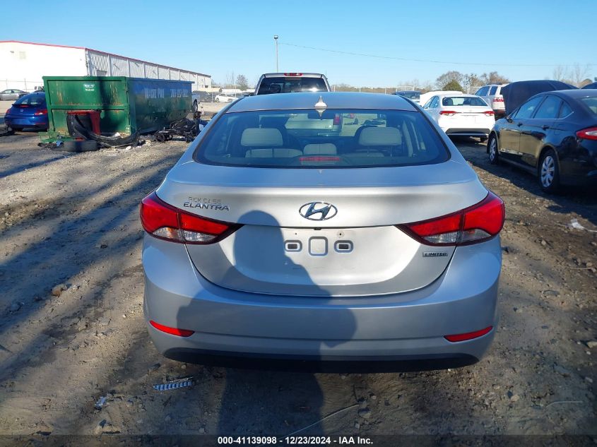 2016 Hyundai Elantra Se VIN: KMHDH4AE7GU589865 Lot: 41139098