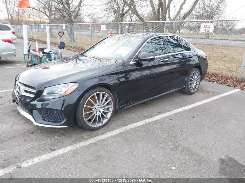 VIN 55SWF4JB8GU126990 2016 Mercedes-Benz C-Class, C... no.2